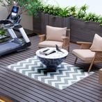 Tapijt - Outdoor Comfort - Weerbestendig - Lichtgrijs/Wit, Huis en Inrichting, Stoffering | Tapijten en Vloerkleden, Ophalen of Verzenden