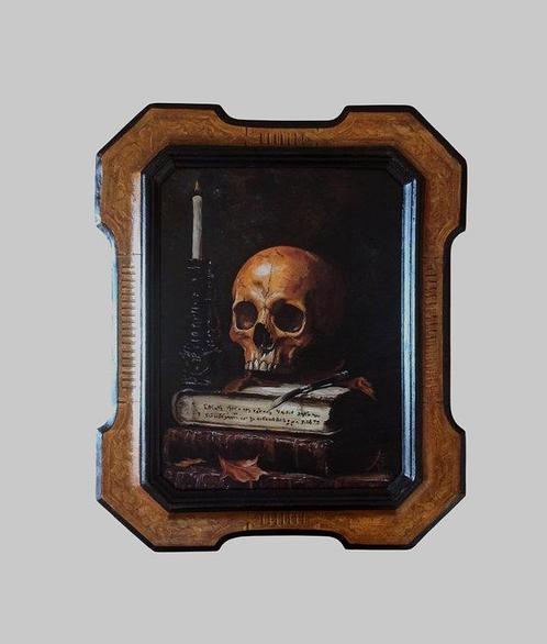 Italiaanse school (XX) - Memento Mori (1920 ca), Antiek en Kunst, Kunst | Schilderijen | Klassiek