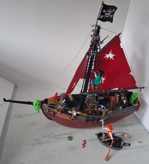 Playmobil - Speelgoed Playmobil 3900 Piraten schip met, Antiek en Kunst, Antiek | Overige Antiek