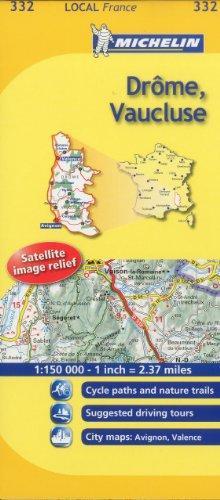 Drome, Vaucluse Michelin Local Map 332 (Michelin Local, Livres, Livres Autre, Envoi
