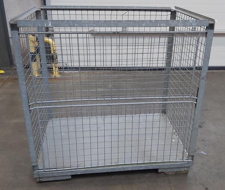 Gitterboxen 1200x800x1200mm vaste constructie stapelbaar 1, Doe-het-zelf en Bouw, Palletwagens en Pompwagens, Ophalen of Verzenden