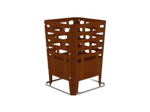 Veiling - Barbecook vuurkorf Jill 38x38x55cm, Tuin en Terras, Houtskoolbarbecues