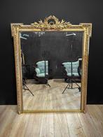 Spiegel - Verguld hout - Franse spiegel, Antiek en Kunst