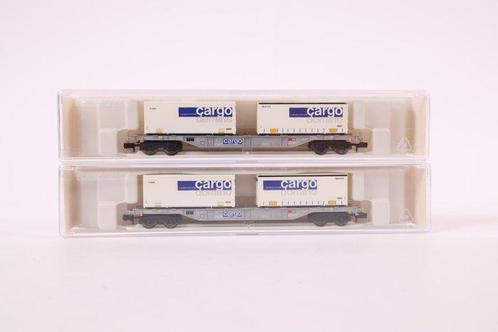 Fleischmann N - 8252 K - Modeltrein goederenwagon (2) - Twee, Hobby en Vrije tijd, Modeltreinen | N-Spoor