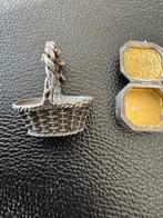 Miniatuur beeldje - Jewellery Miniature (2) - .925 zilver, Antiek en Kunst