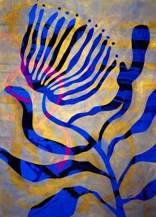 Lupo - Urban Jungle 234 - Real Gold - XXL-NO Reserve, Antiek en Kunst, Kunst | Designobjecten