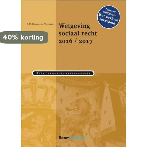 Boom Juridische wettenbundels - Wetgeving sociaal recht, Boeken, Wetenschap, Zo goed als nieuw, Verzenden