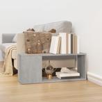 vidaXL Tv-meubel 80x24x32 cm bewerkt hout betongrijs, Huis en Inrichting, Kasten | Boekenkasten, Verzenden, Nieuw