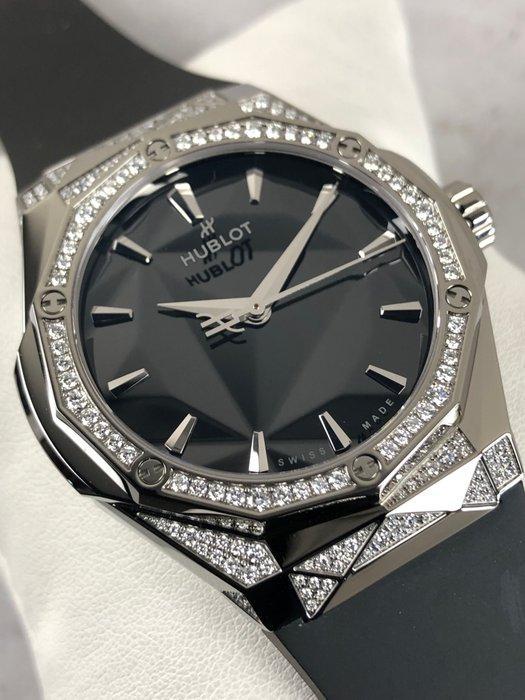 Hublot - Classic Fushion Orlinski Titan Diamonds Automatic, Handtassen en Accessoires, Horloges | Heren
