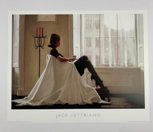 Jack Vettriano - In Thoughts of You - Artprint - 60 x 80 cm, Antiek en Kunst, Kunst | Designobjecten