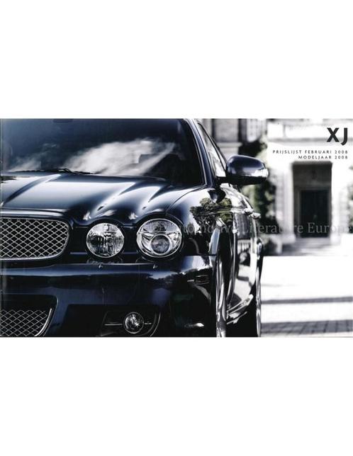 2008 JAGUAR XJ PRIJSLIJST NEDERLANDS, Boeken, Auto's | Folders en Tijdschriften