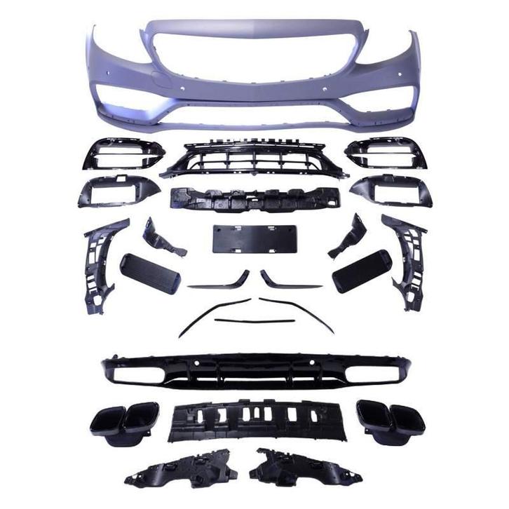 Bodykit voor mercedes c-klasse w205 s205 amg line, Auto-onderdelen, Carrosserie