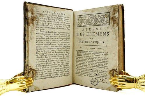 Dominique François Rivard - Abrégé des Élémens de, Antiek en Kunst, Antiek | Boeken en Manuscripten