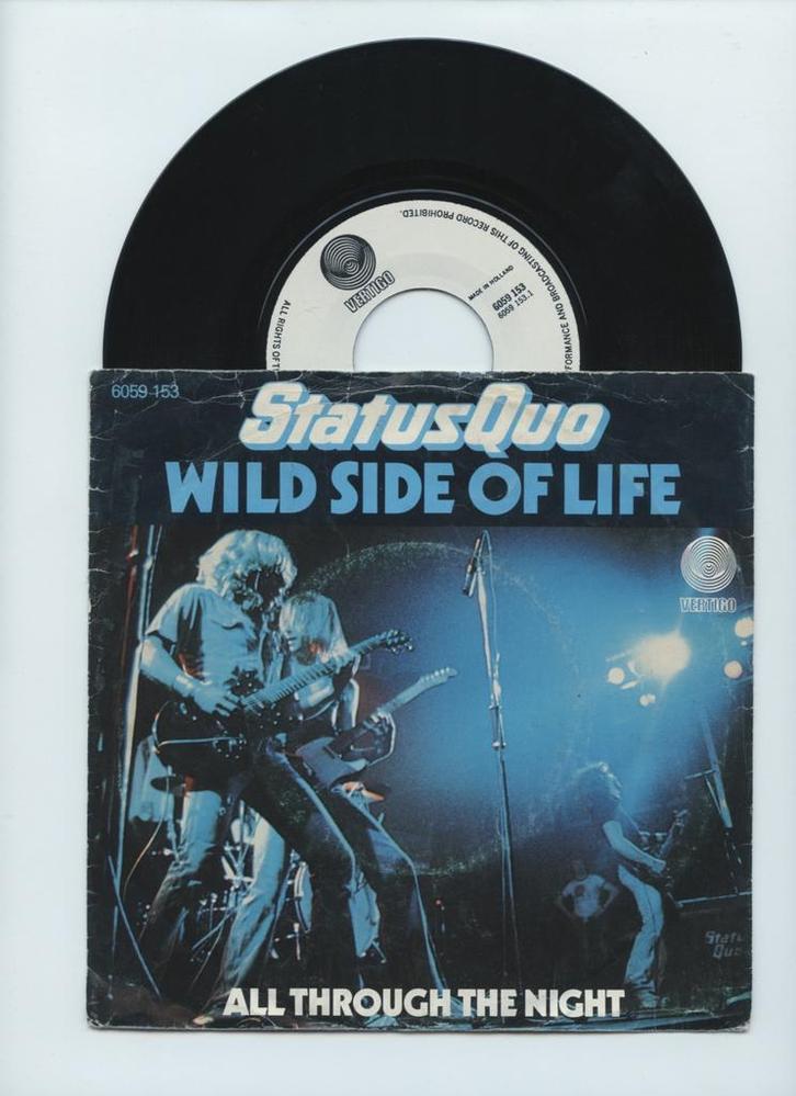 Status Quo – Wild Side Of Life / All Through The Night (1-7, Cd's en Dvd's, Vinyl Singles, Ophalen of Verzenden