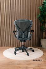 Refurbished Herman Miller Aeron Incl Garantie En Factuur!, Huis en Inrichting, Bureaustoelen, Verzenden, Zwart, Zo goed als nieuw