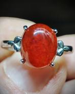 Très belle bague en argent 925 avec grenat Livraison