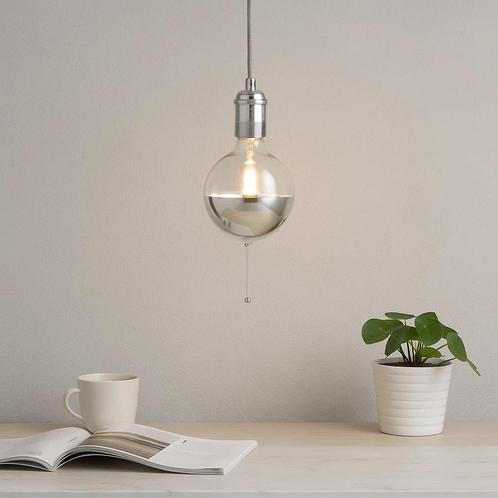 hanglampen Messing Byron antiek zilver, Huis en Inrichting, Lampen | Hanglampen, Verzenden