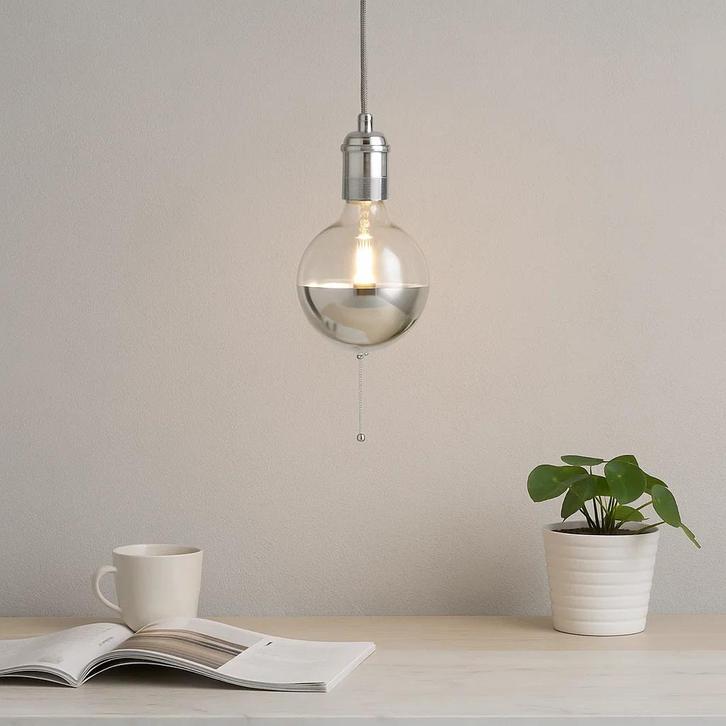 hanglampen Byron antiek zilver hanglamp – pendel alumin, Huis en Inrichting, Lampen | Hanglampen, Verzenden