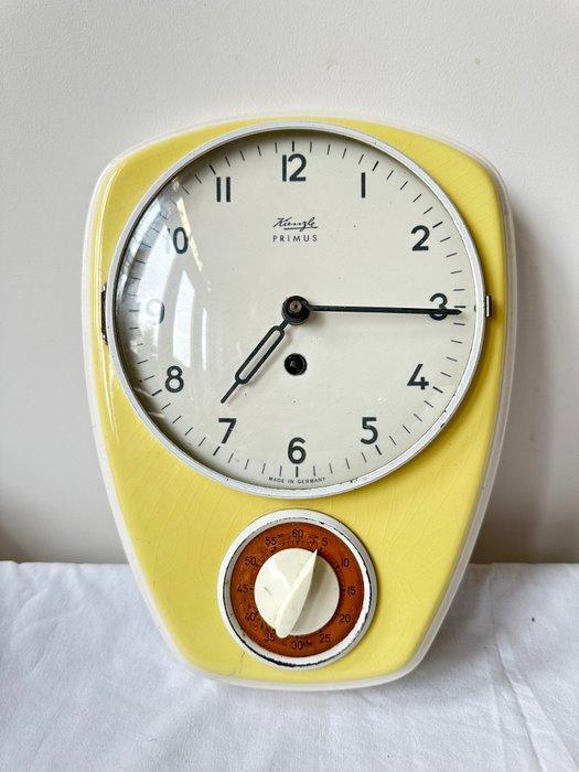 horloge de cuisine - Kienzle Primus met kook wekker -, Antiek en Kunst, Antiek | Klokken