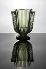 Val Saint Lambert - Charles Graffart, René Delvenne - Vase -, Antiquités & Art