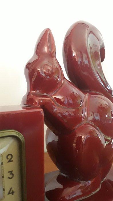 Pendule - Art Deco Aardewerk - 1940-1950, Antiek en Kunst, Antiek | Klokken