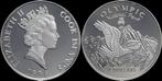 Cook Islands 2 dollar 1996- Olympic National Park zilver, Verzenden