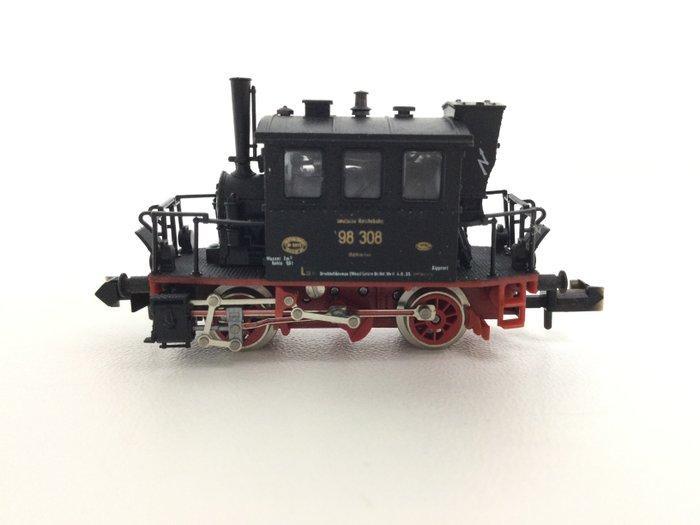 Minitrix N - 12015 - Tender locomotief (1) - Glaskasten, Hobby en Vrije tijd, Modeltreinen | N-Spoor