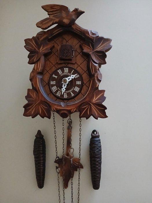 Koekoeksklok - Anton Schneider, Duitsland - - Lindehout -, Antiquités & Art, Antiquités | Horloges