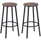 Barstoelen -  - Stalen frame - Modern design - Zwart, Huis en Inrichting, Barkrukken, Ophalen of Verzenden, Nieuw