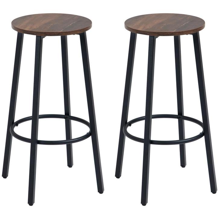 Barstoelen -  - Stalen frame - Modern design - Zwart, Huis en Inrichting, Barkrukken, Nieuw, Ophalen of Verzenden