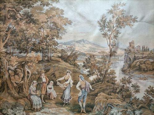 Wandtapijt - 145 cm - 200 cm - Italiaanse Dansen, Antiek en Kunst, Curiosa en Brocante