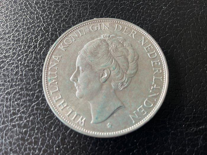 Nederland. Wilhelmina. 2 1/2 Gulden 1938 (Zonder, Timbres & Monnaies, Monnaies | Pays-Bas