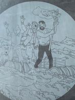 Ancienne plaque imprimerie en métal - Années 60 - Casterman, Nieuw