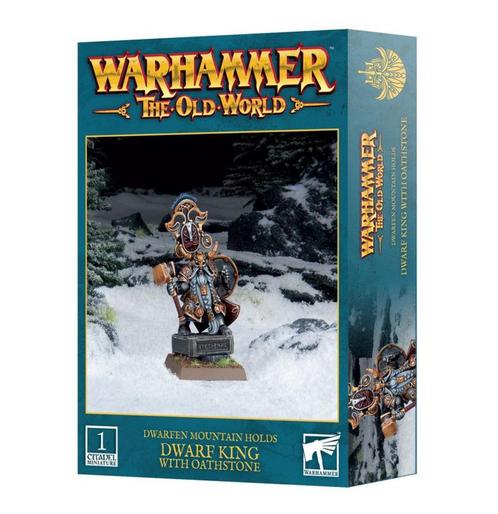 Dwarven Mountain Holds Dwarf King Oathstone (warhammer, Hobby en Vrije tijd, Wargaming, Ophalen of Verzenden