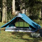 vidaXL Tent 2-persoons waterdicht blauw, Caravans en Kamperen, Tenten, Nieuw