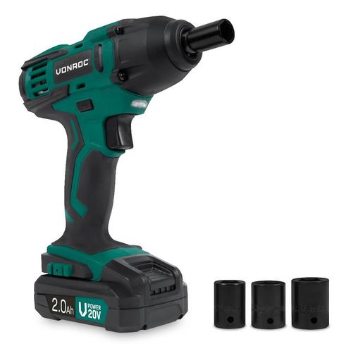 Accu slagmoersleutel 20V – 150Nm – Incl. 4 moerdoppen |, Doe-het-zelf en Bouw, Gereedschap | Handgereedschap, Nieuw, Verzenden