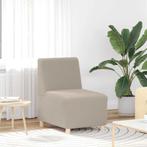 vidaXL Modulaire bank zonder armleuningen lichtgrijs 55 cm, Verzenden, Nieuw