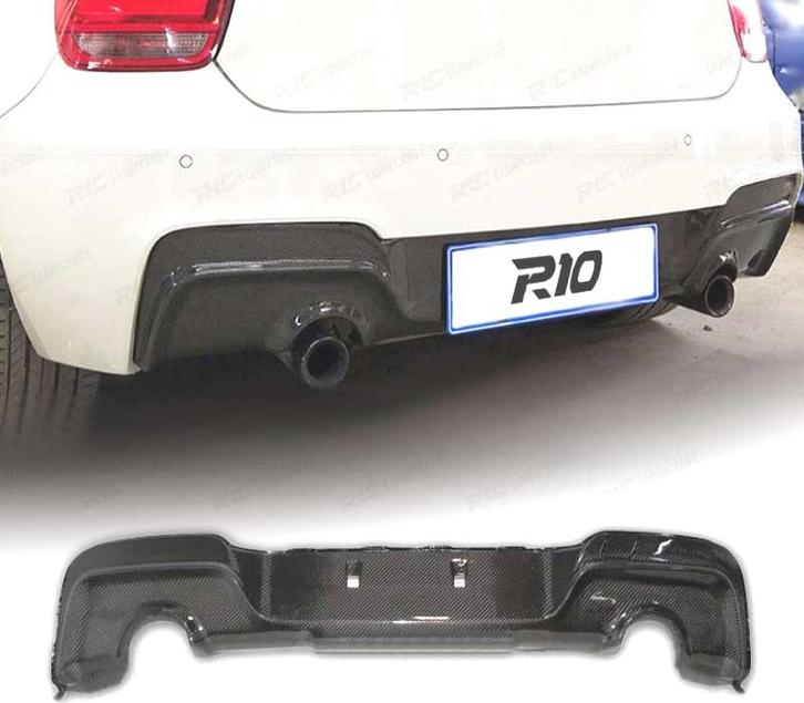 Diffuseur Pour Bmw F20 F21 Look M135 12-14 Carbone, Auto-onderdelen, Carrosserie, Verzenden