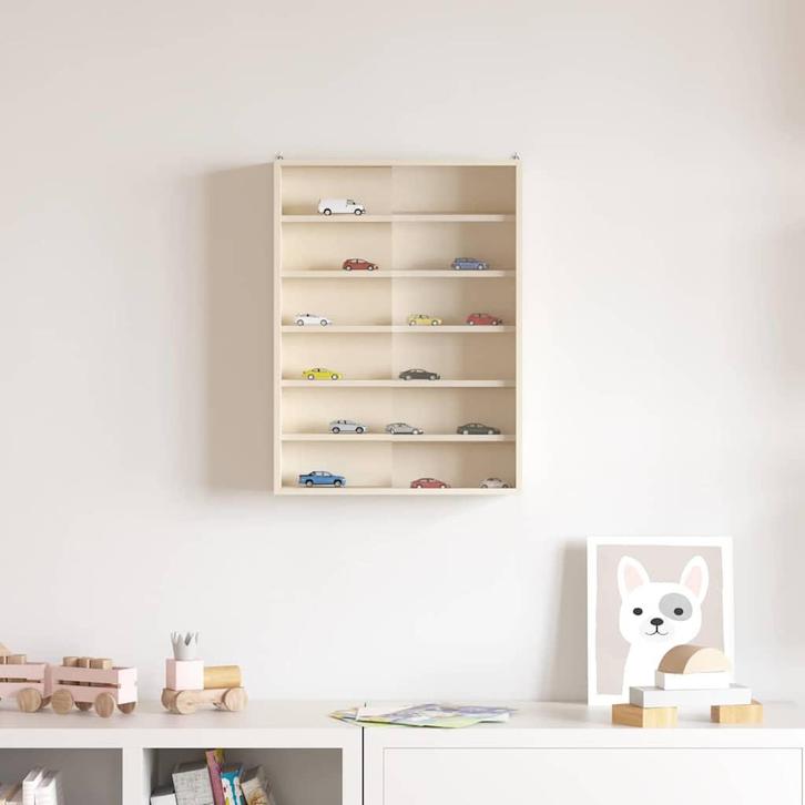vidaXL Houten verzamel-display case Bruin 40 x 8,5 x 54 cm, Huis en Inrichting, Kasten | Wandmeubels, Nieuw, Verzenden