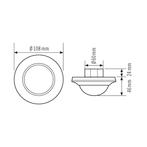 ESYLUX Compact bewegingsmelder-bussysteem - EP10427435, Doe-het-zelf en Bouw, Verzenden, Nieuw