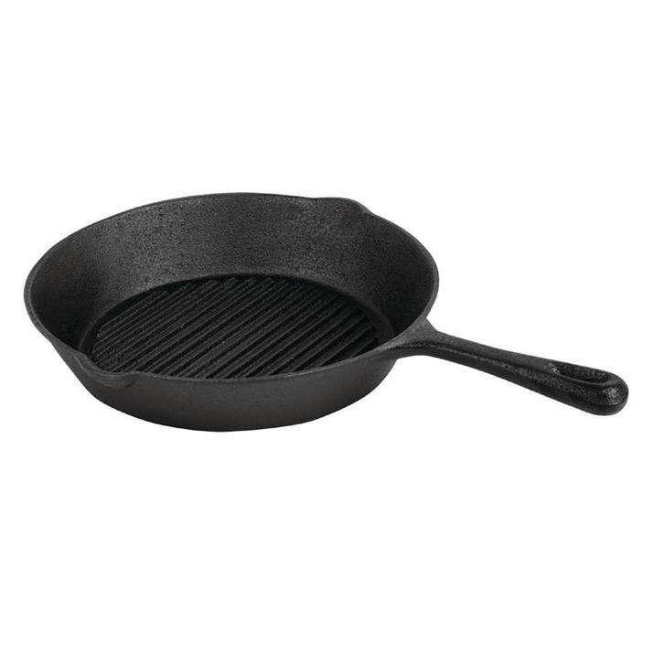 Grillpan | Gietijzer (Antiaanbaklaag) | Div. Warmtebronnen, Zakelijke goederen, Horeca | Keukenapparatuur, Nieuw in verpakking