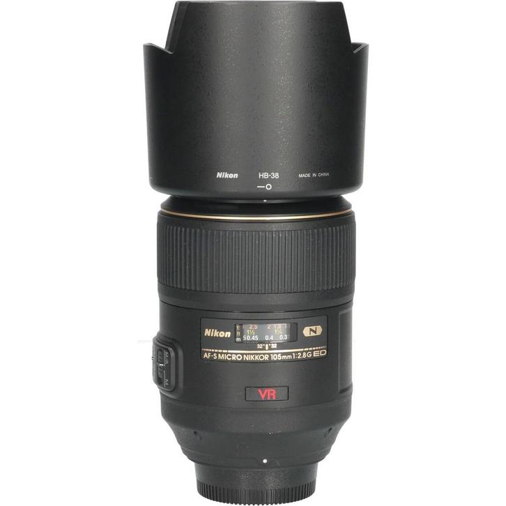 Tweedehands Nikon AF-S 105mm f/2.8G IF ED VR Micro CM4998, Audio, Tv en Foto, Foto | Lenzen en Objectieven, Overige typen, Gebruikt
