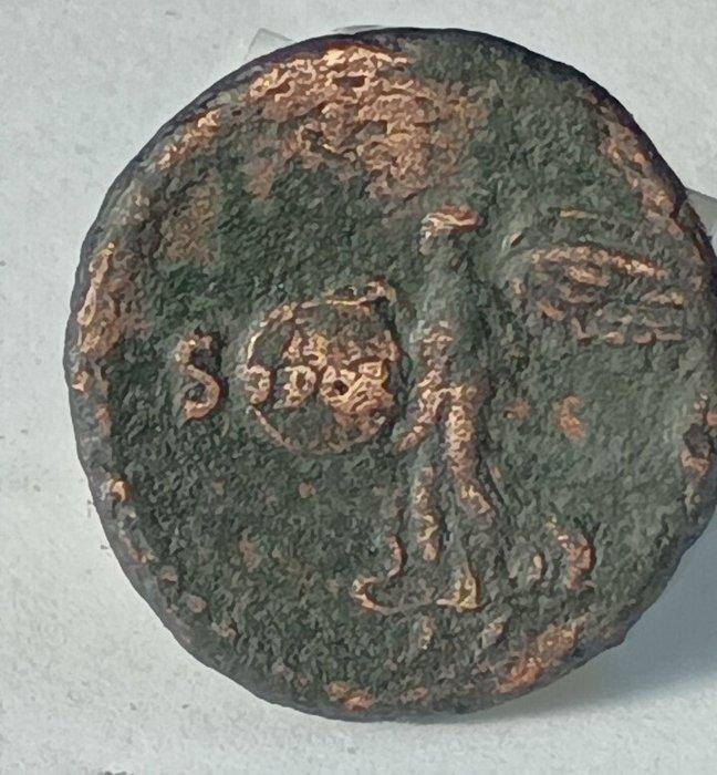 Romeinse Rijk. Nero (54-68 n.Chr.). As - Victoria (Zonder, Postzegels en Munten, Munten | Europa | Niet-Euromunten