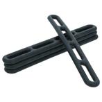 Carpoint Spanrubbers Aanhangernet 4-gaats 25cm 4 stuks, Verzenden