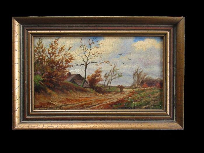 J. van Leemputten (1865 - 1948) - 4 jaargetijden, Antiek en Kunst, Kunst | Schilderijen | Klassiek