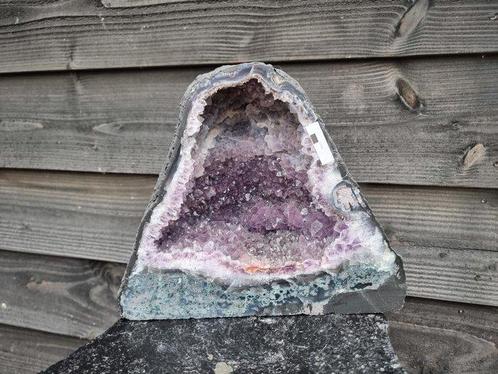 Géode daméthyste impressionnante Améthyste - Hauteur : 25, Verzamelen, Mineralen en Fossielen