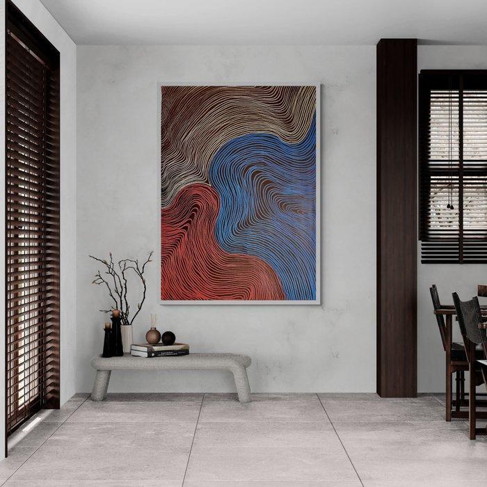 Lao Gonzalez - Flow of the Elements, XL, NO RESERVE, Antiek en Kunst, Kunst | Schilderijen | Modern