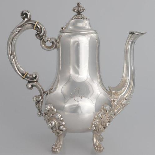 Alexandre-Auguste Turquet - Theepot - .950 zilver, Antiek en Kunst, Antiek | Zilver en Goud