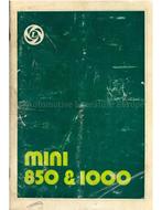 1977 MINI 850 | 1000 INSTRUCTIEBOEKJE NEDERLANDS, Auto diversen, Handleidingen en Instructieboekjes