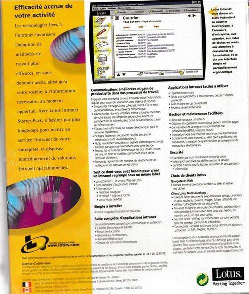 Lotus Intranet Starter Pack - Computersoftware - In, Games en Spelcomputers, Spelcomputers | Overige Accessoires
